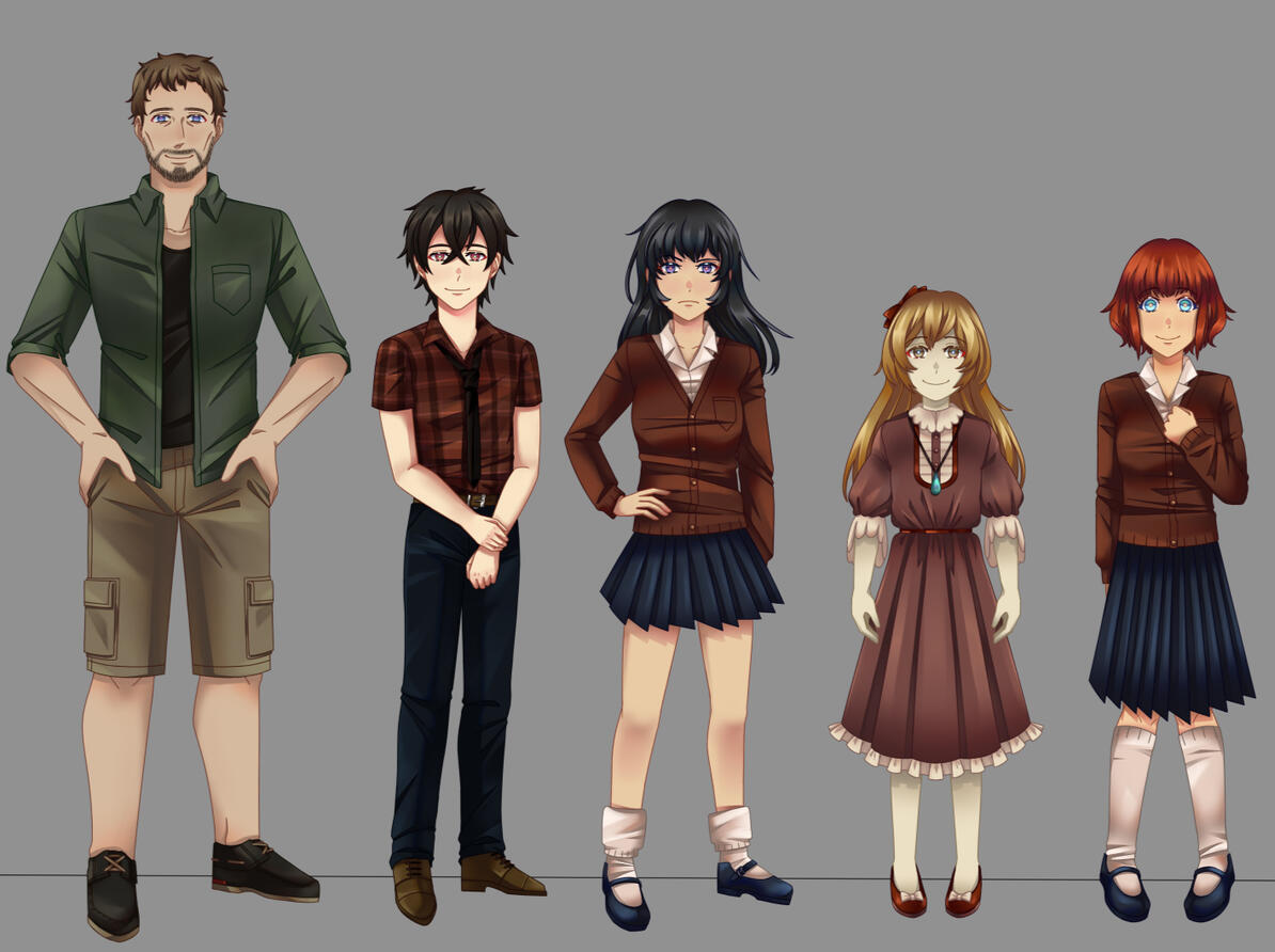 "Won't you stay 2: The Blood Lunar Eclipse" sprite set 1